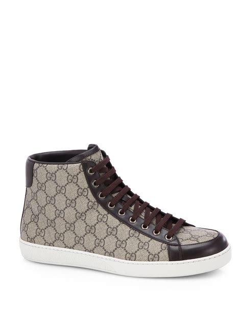 gucci supreme high tops|Gucci high top sneaker.